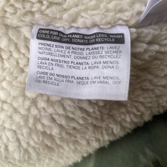 LEVI'S PREMIUM STONEWASHED SHERPA LINED DENIM JACKET SIZE MENS MEDIUM - Picture 9 of 16